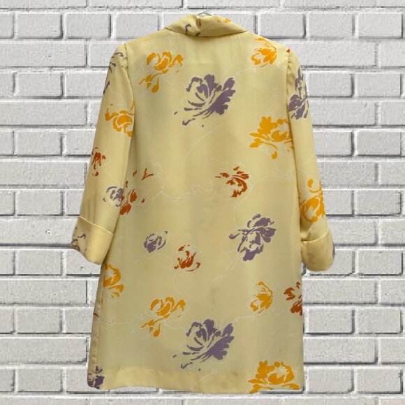 Vintage 80's Yellow Floral 3 Piece Skirt Set - Picture 10 of 12